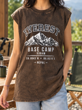 MODVIBE Everest Base Camp T-Shirt – Brown Nepal Hiking Tee
